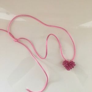 Pink Sweet Heart Necklace
